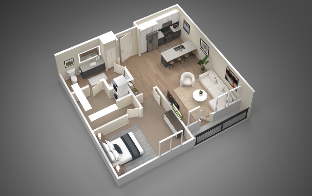 Griswold - 1 bedroom floorplan layout with 1 bathroom and 814 square feet Griswold - 1 bedroom floorplan layout with 1 bathroom and 814 square feet